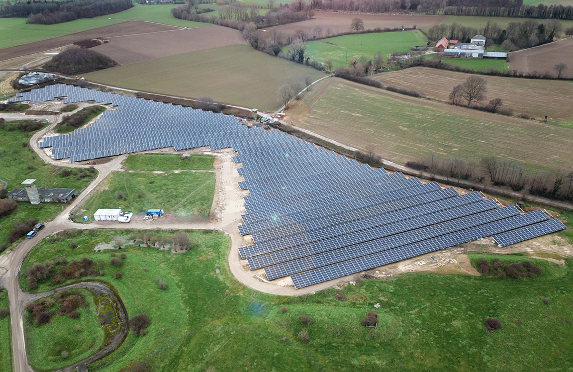 Solarpark in Xanten Deutschland Iqony Solar Energy Solutions